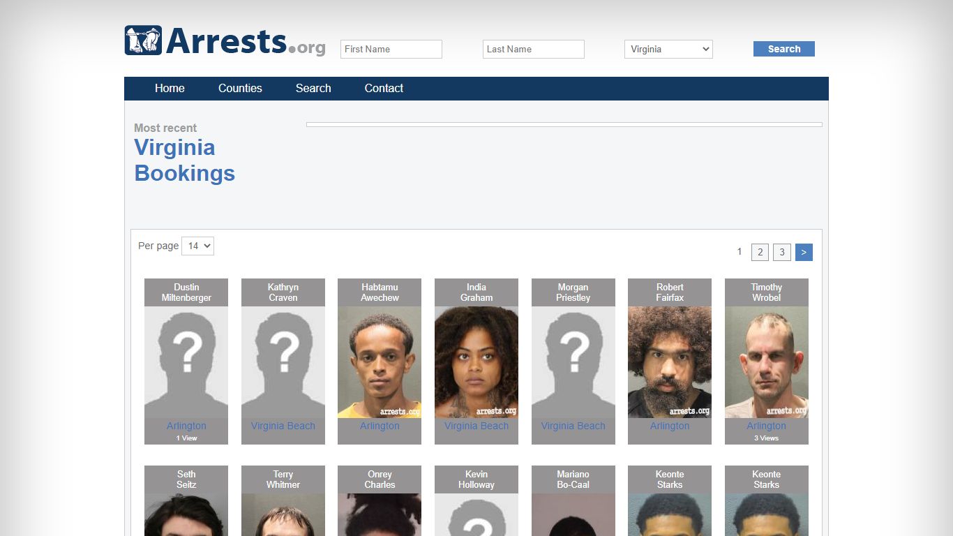 Virginia Arrests and Inmate Search